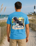 Funny Dog Stolen Dock Seat Short Sleeve