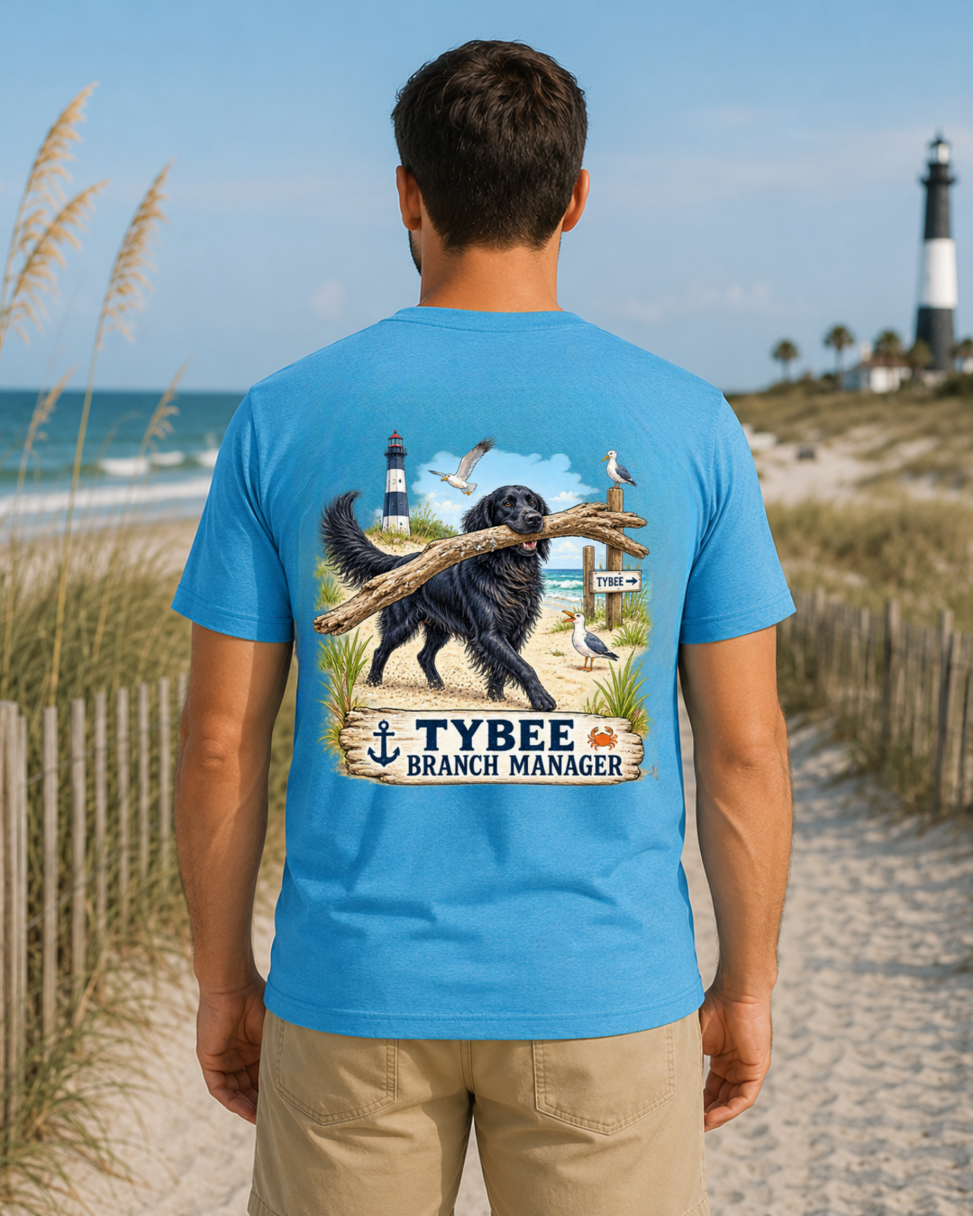Funny Dog Tybee Branch Short Sleeve