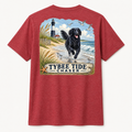 Flat Black Tybee Tide Chaser Short Sleeve