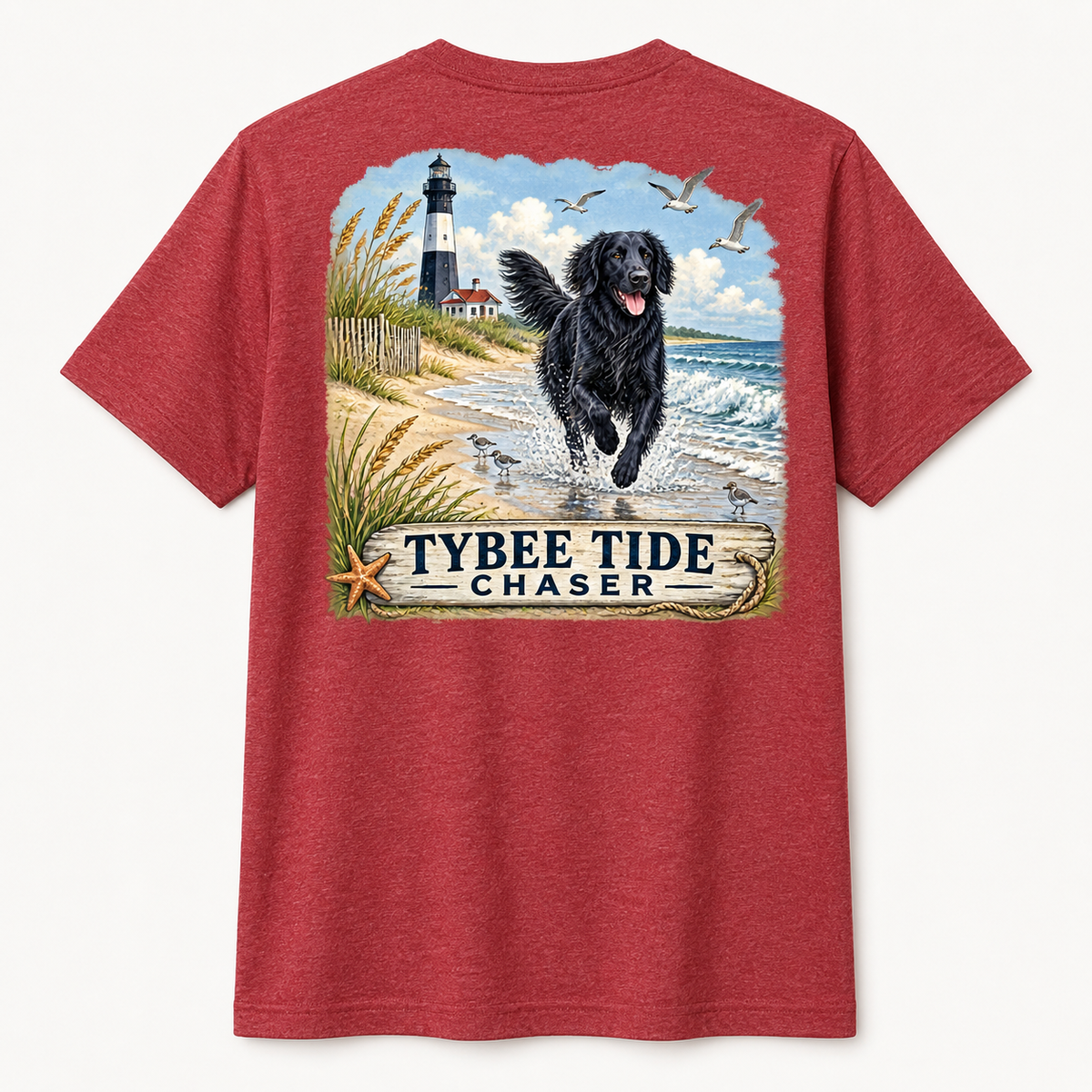 Flat Black Tybee Tide Chaser Short Sleeve