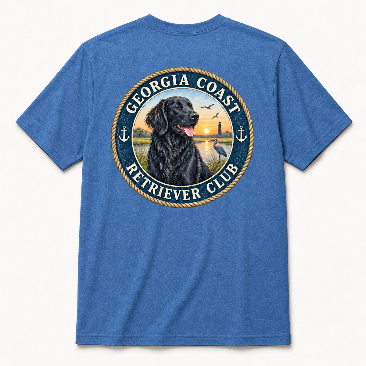 Flat Black Georgia Coast Retriever Club Short Sleeve