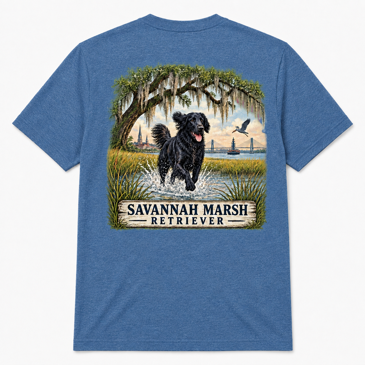 Flat Black Savannah Marsh Short Sleeve