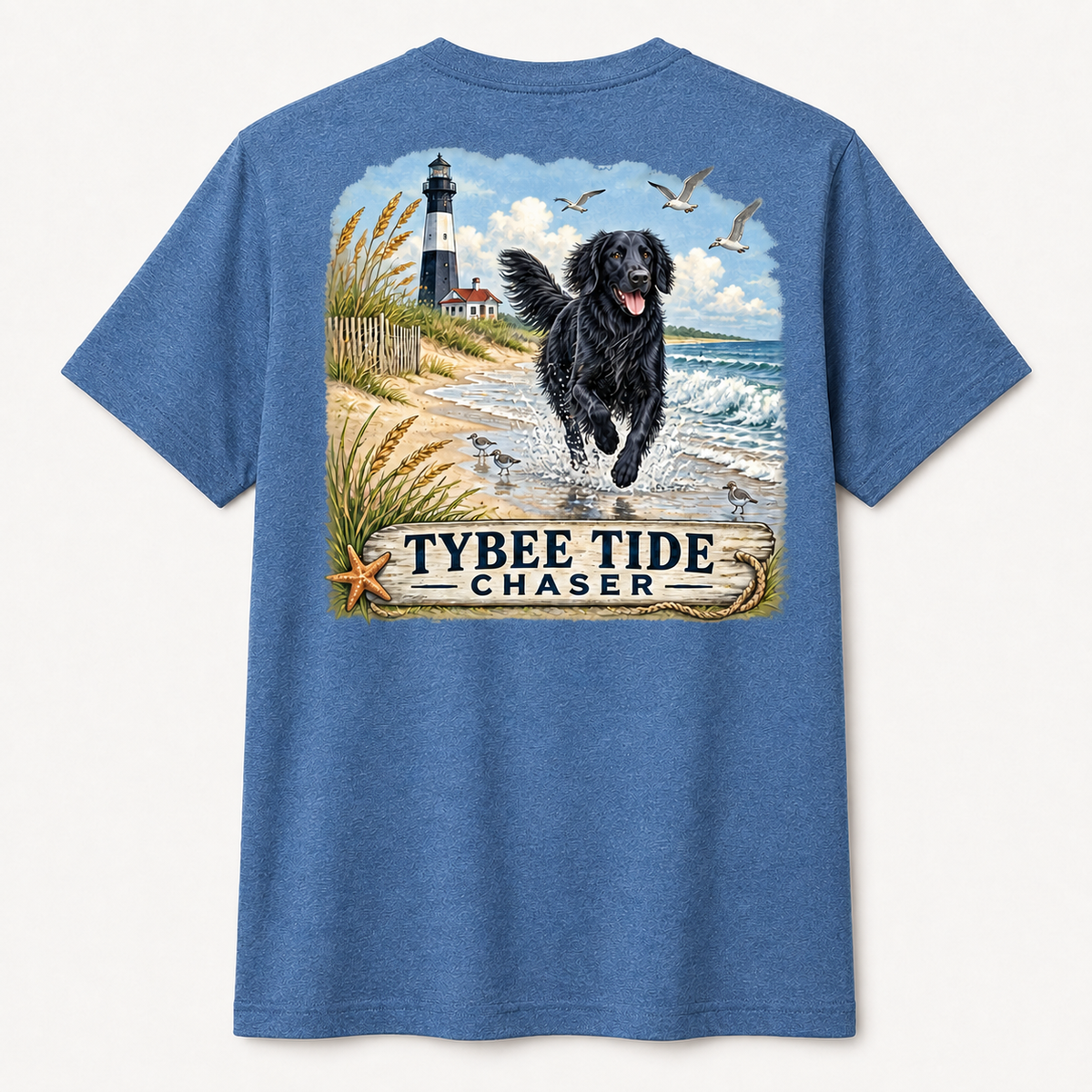 Flat Black Tybee Tide Chaser Short Sleeve