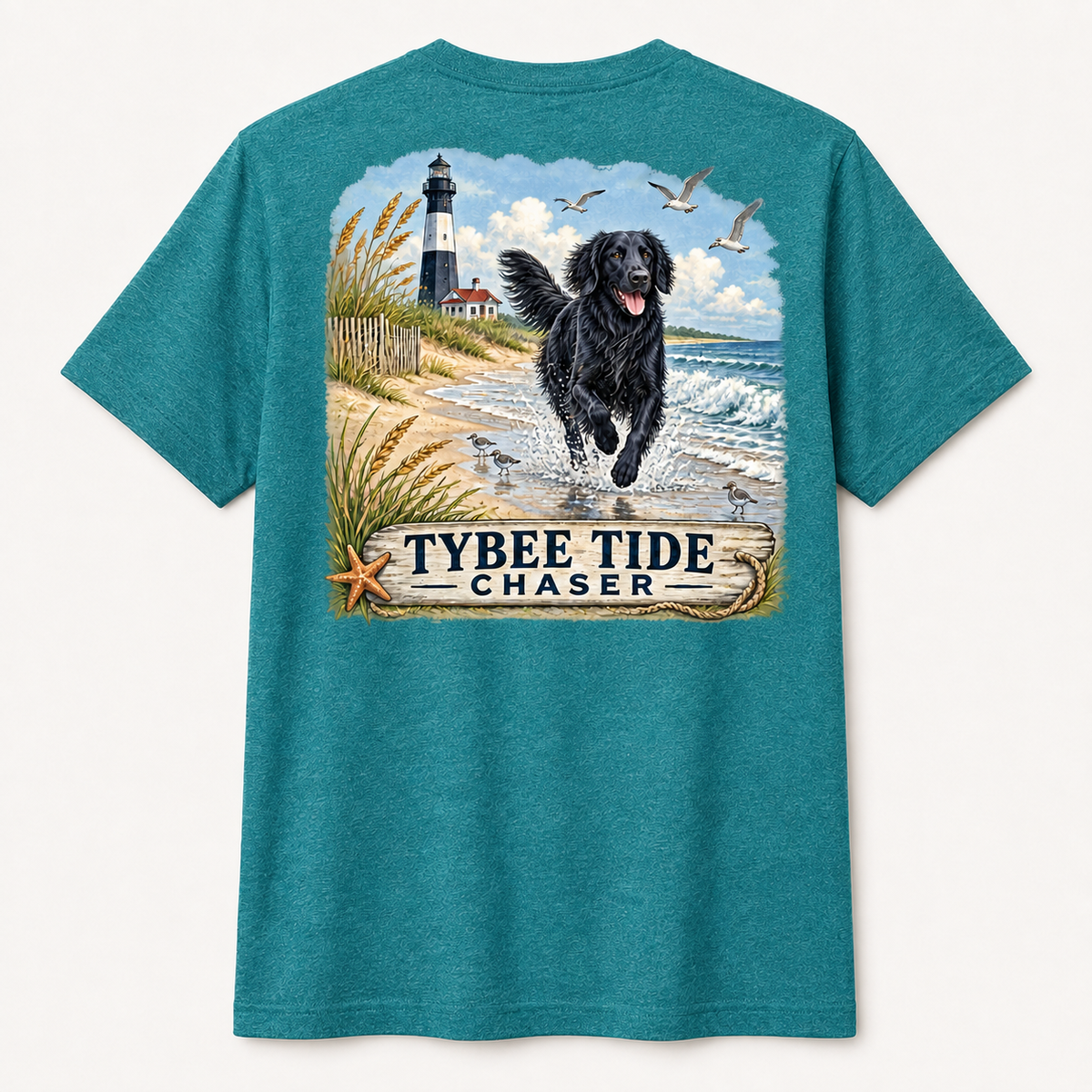 Flat Black Tybee Tide Chaser Short Sleeve
