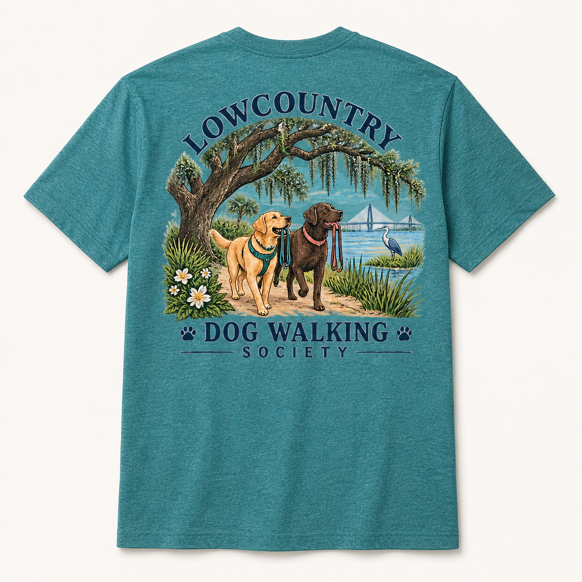 Coastal Low Country Dog Walking Society Short Sleeve
