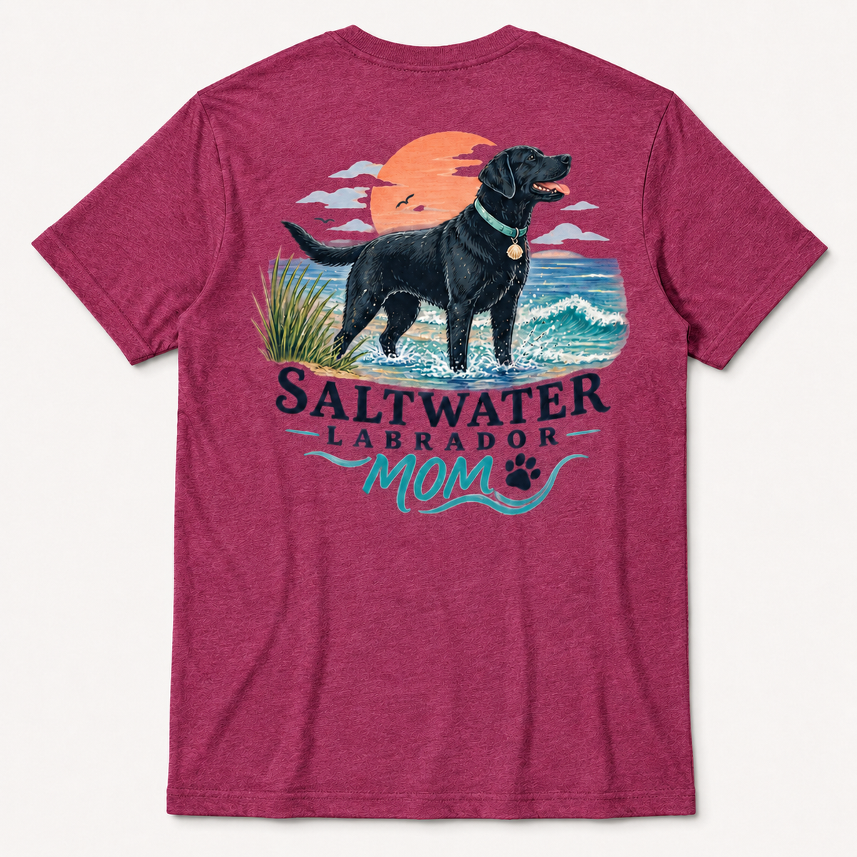 Coastal Dog Saltwater Lab Mom Short Sleeve