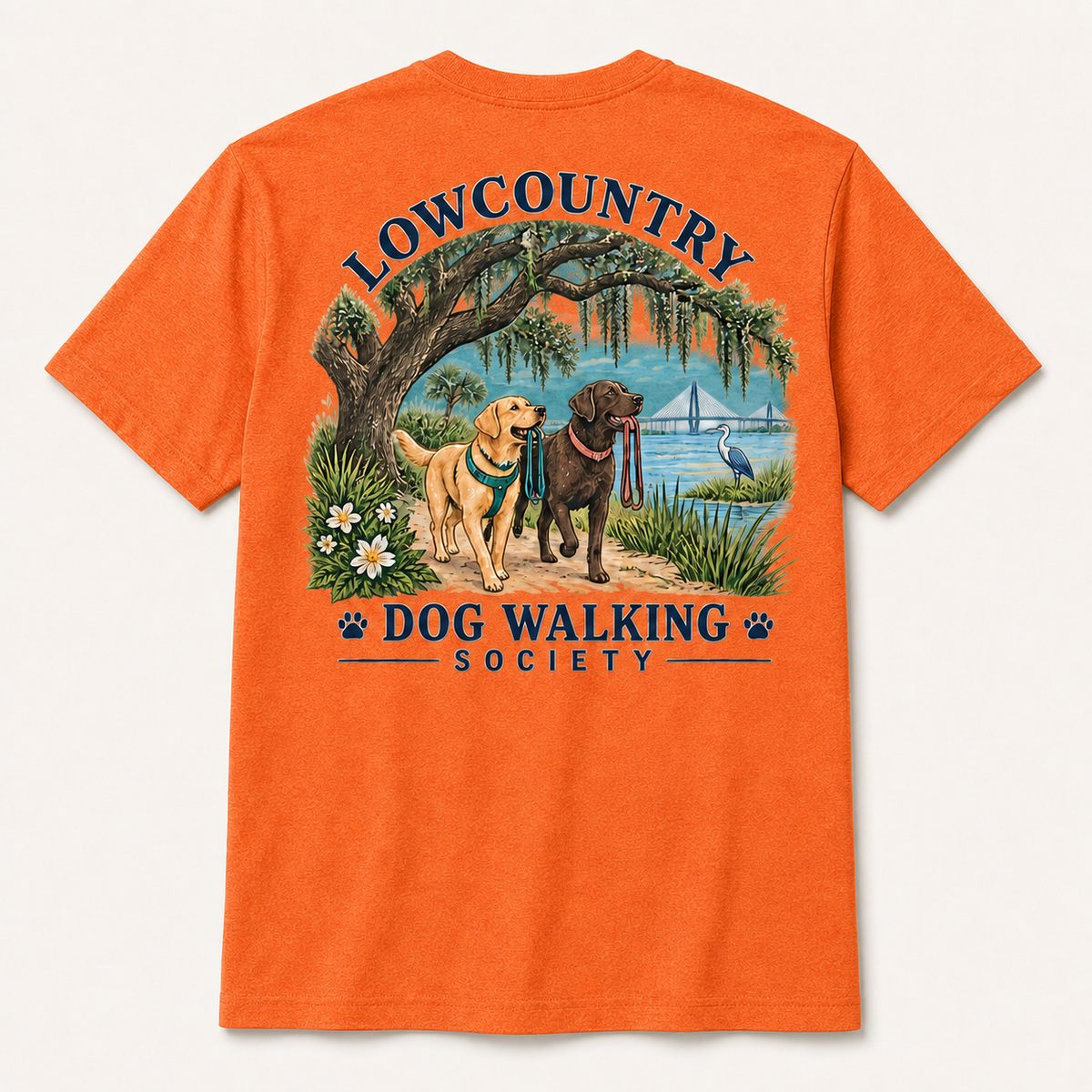 Coastal Low Country Dog Walking Society Short Sleeve