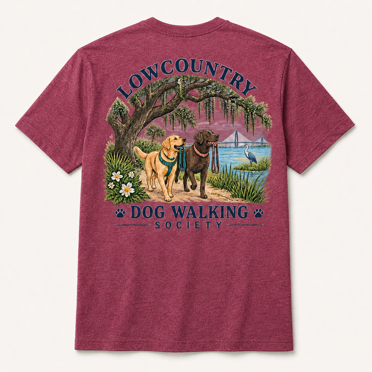 Coastal Low Country Dog Walking Society Short Sleeve