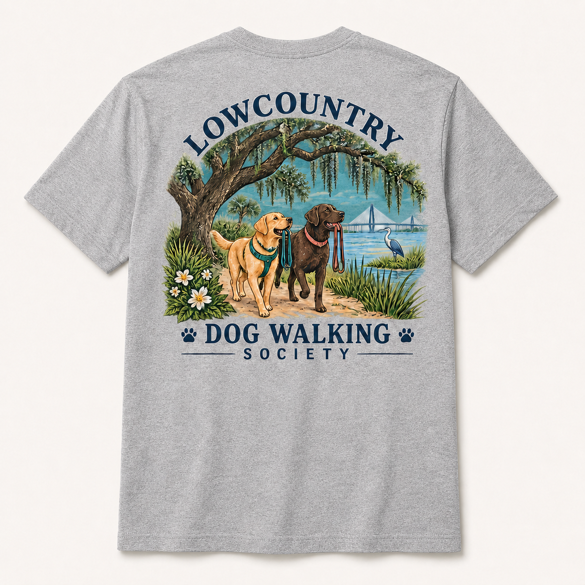 Coastal Low Country Dog Walking Society Short Sleeve