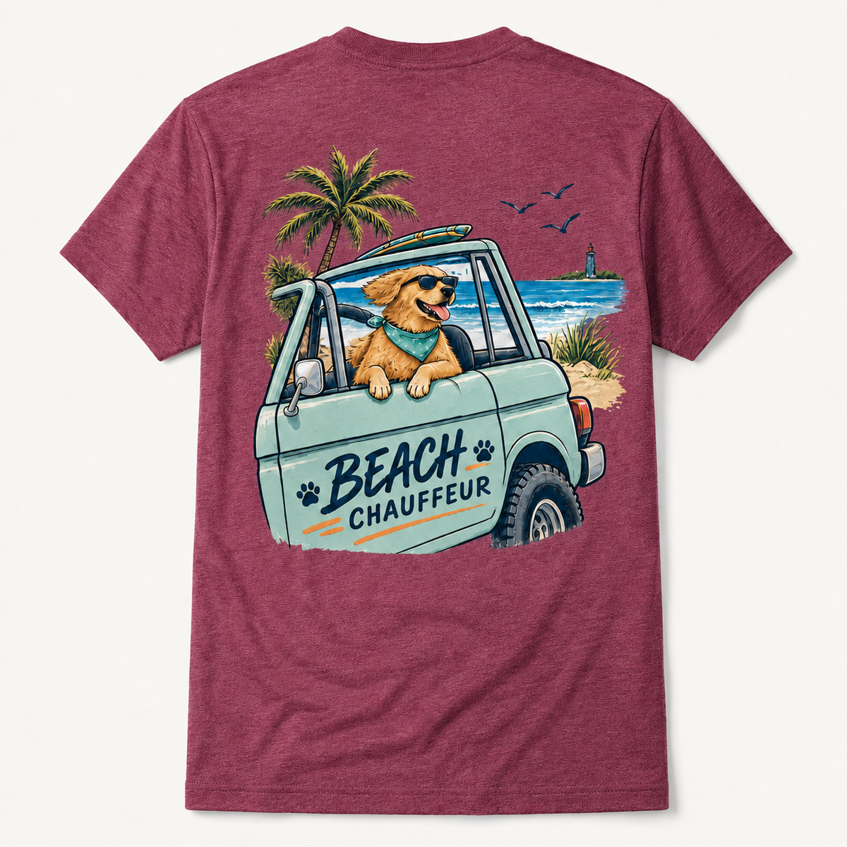 Coastal Dog Beach Chauffeur Short Sleeve