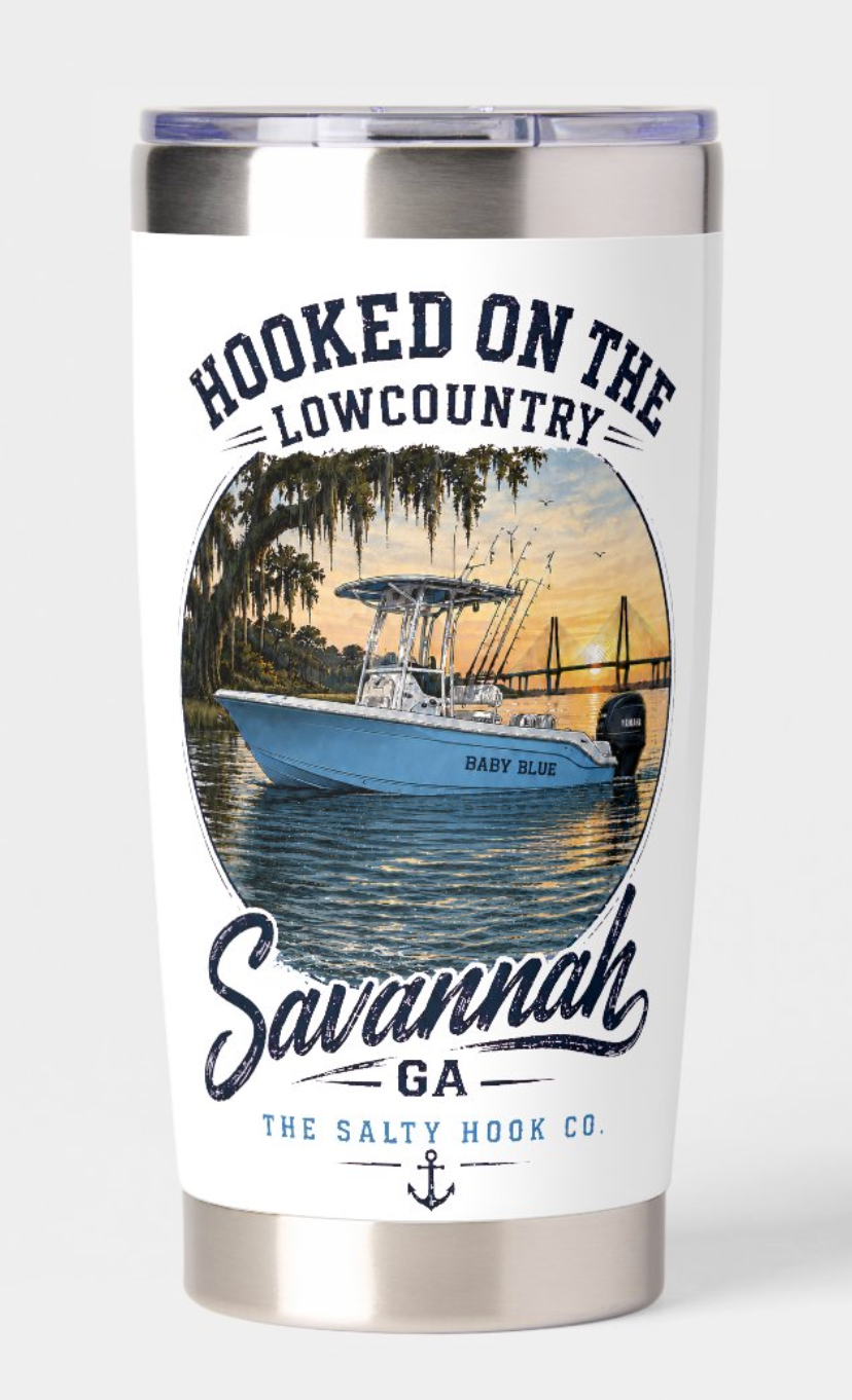 Hooked on the Lowcountry 20 oz Tumbler