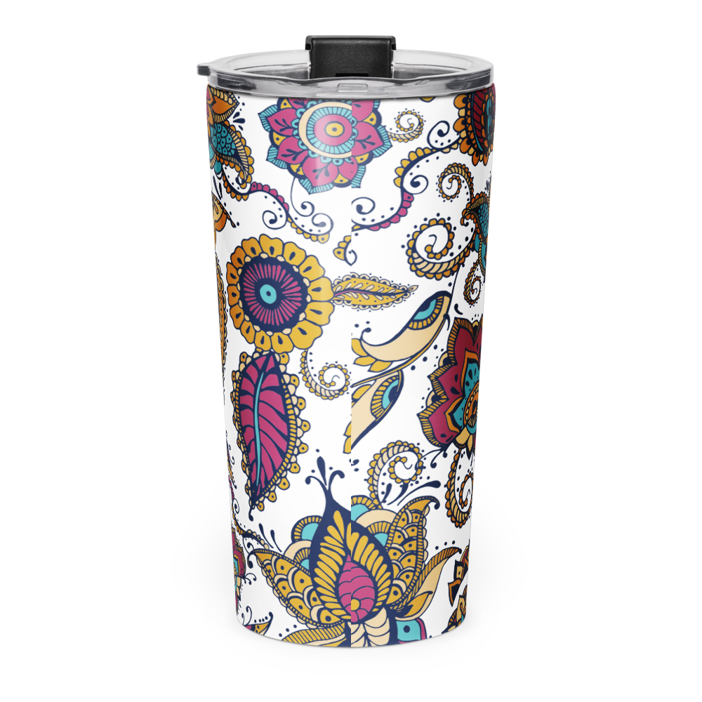 Colorful Coastal Mosaic 20 oz Insulated Stainless Steel Tumbler