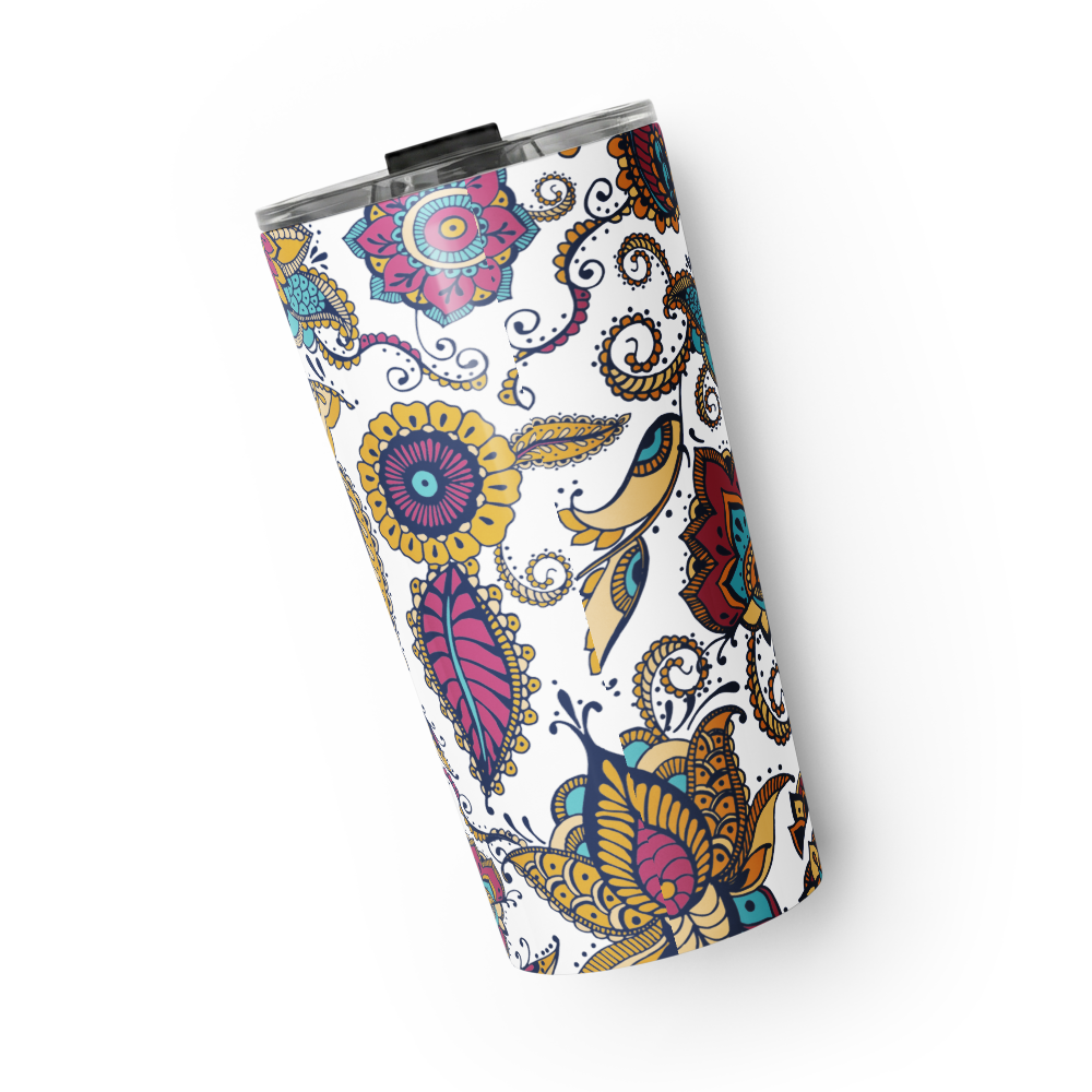 Colorful Coastal Mosaic 20 oz Insulated Stainless Steel Tumbler