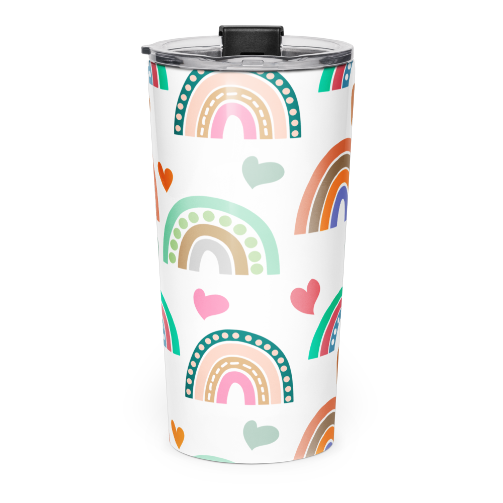 Pastel Rainbow 20 oz Insulated Stainless Steel Tumbler