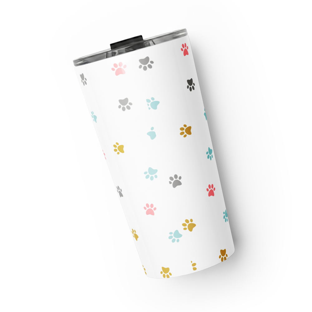 Puppy Paw Prints 20 oz Insulated Stainless Steel Tumbler