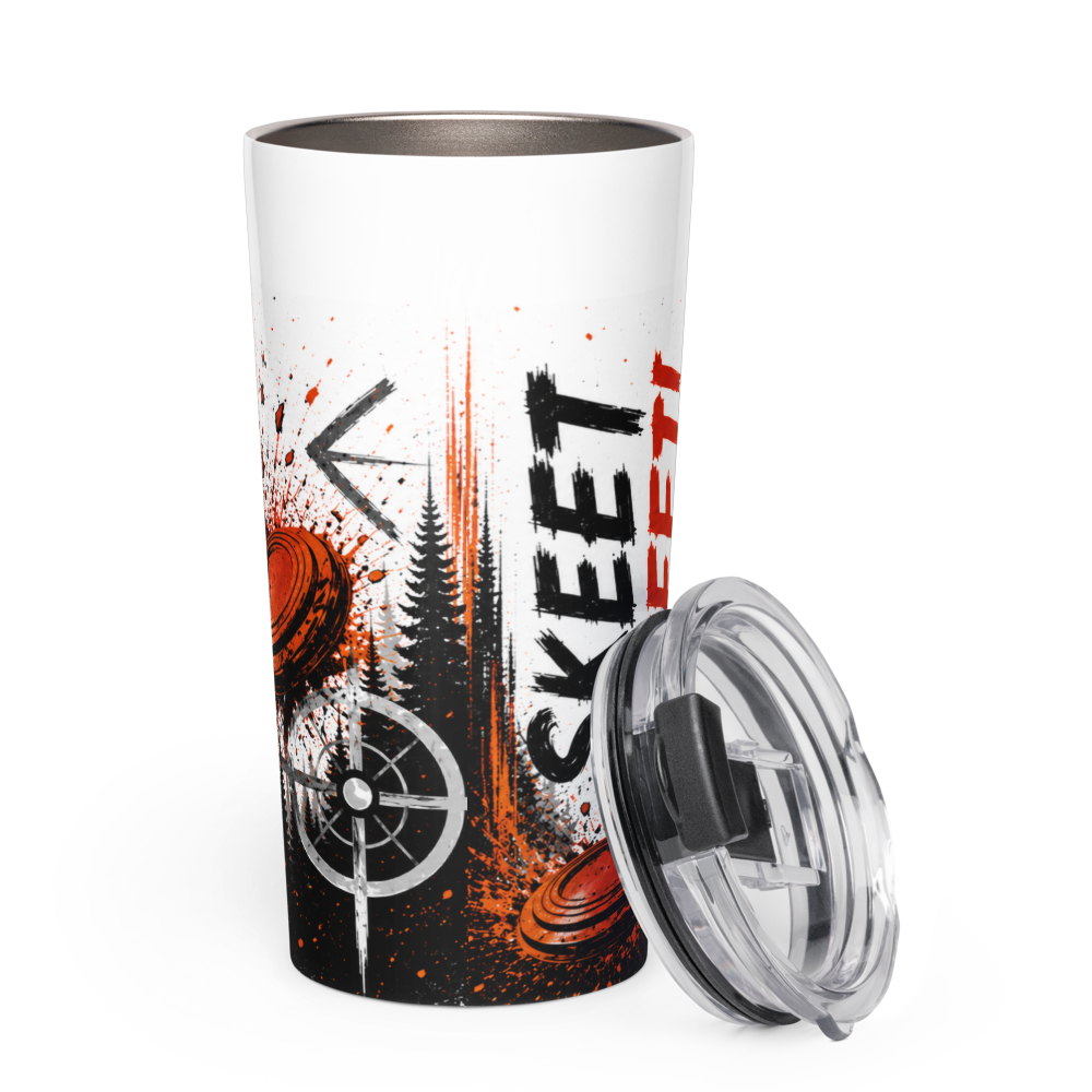 Skeet Skeet – Focus. Aim. Shoot. Repeat. 20 oz Insulated Stainless Steel Tumbler