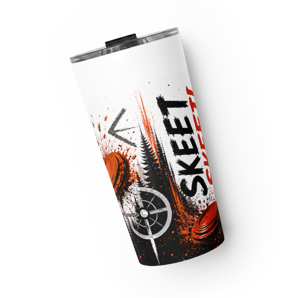Skeet Skeet – Focus. Aim. Shoot. Repeat. 20 oz Insulated Stainless Steel Tumbler