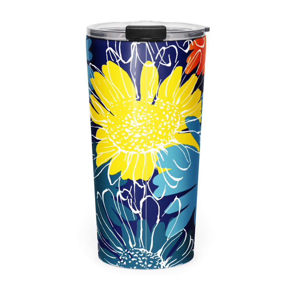 Sunflower Tide 20 oz Insulated Stainless Steel Tumbler