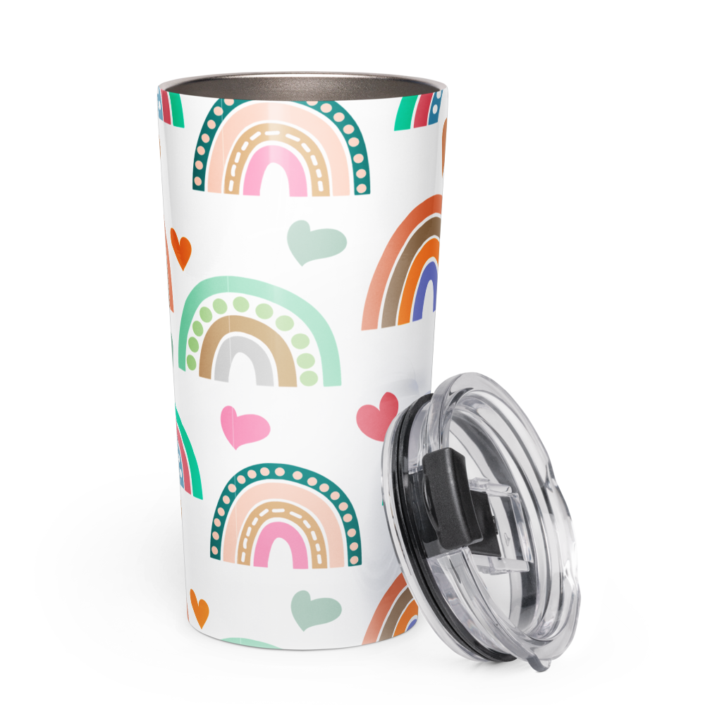 Pastel Rainbow 20 oz Insulated Stainless Steel Tumbler