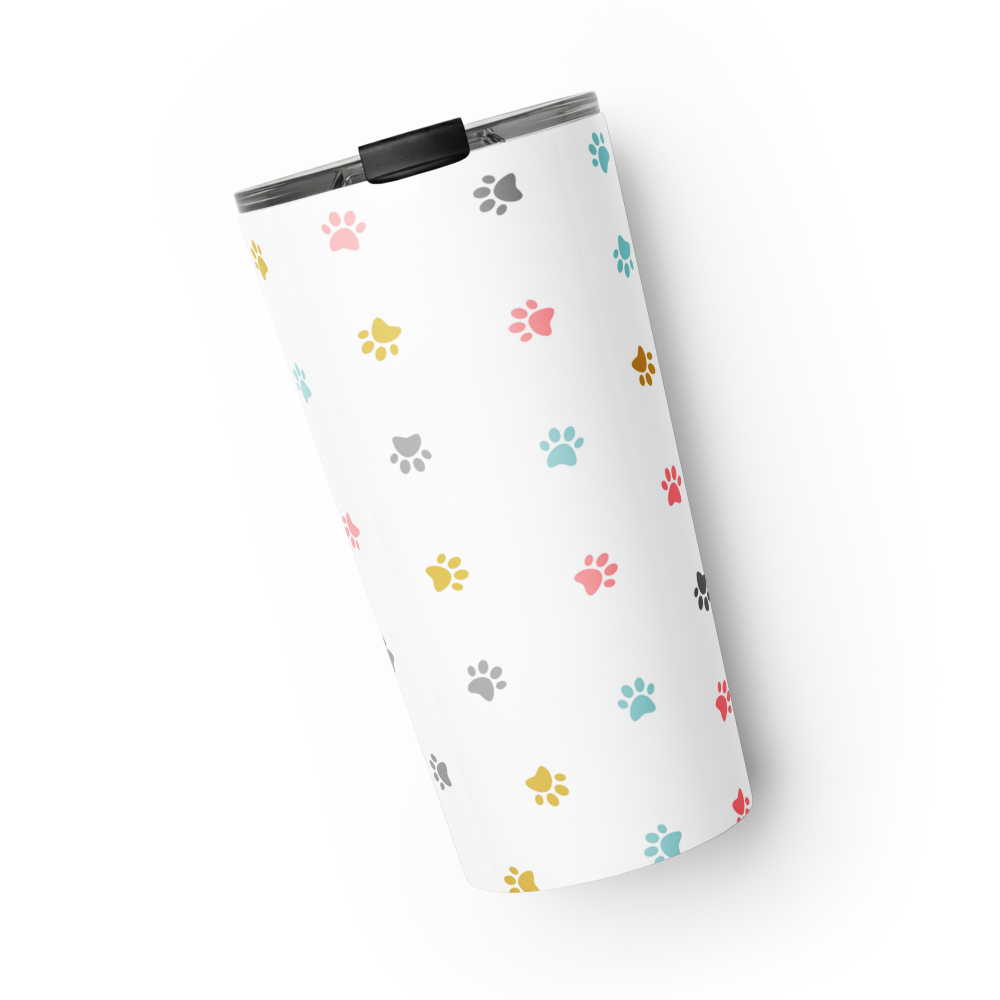 Puppy Paw Prints 20 oz Insulated Stainless Steel Tumbler