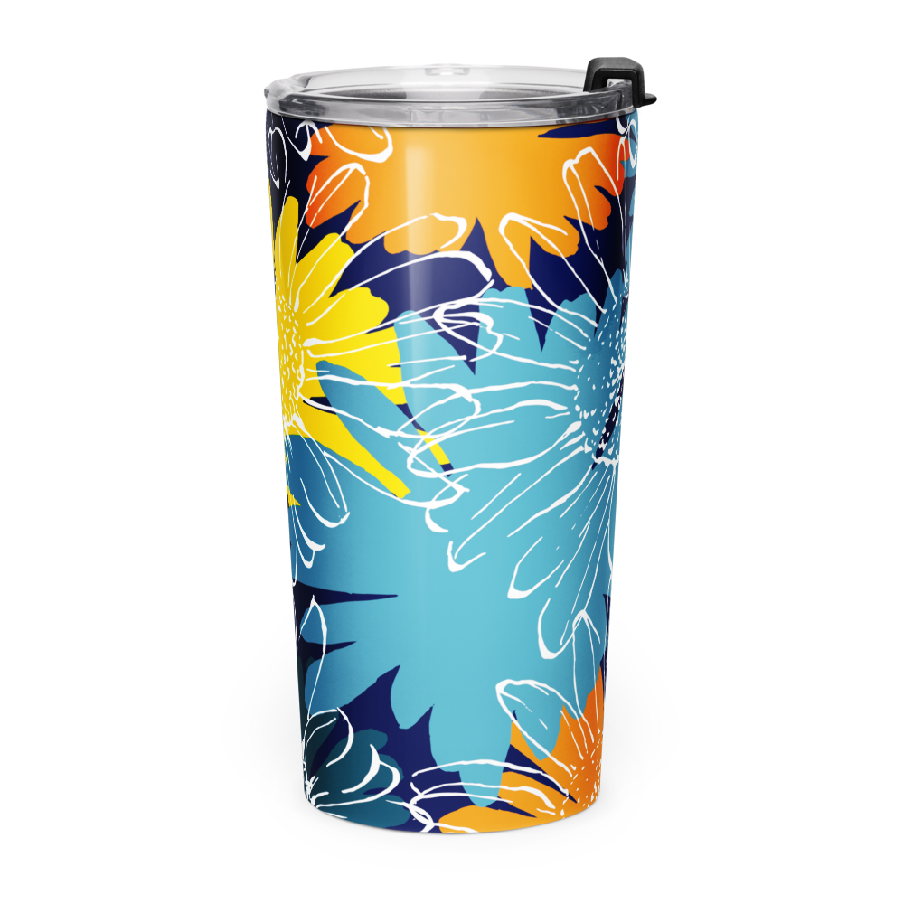 Sunflower Tide 20 oz Insulated Stainless Steel Tumbler