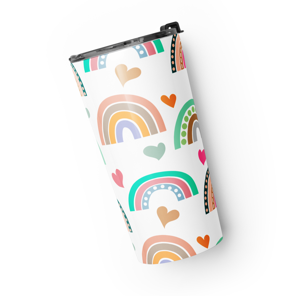 Pastel Rainbow 20 oz Insulated Stainless Steel Tumbler