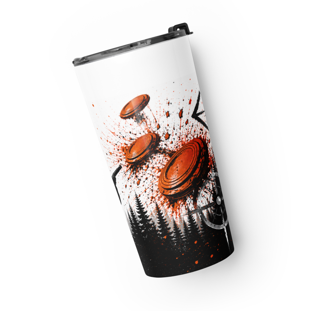 Skeet Skeet – Focus. Aim. Shoot. Repeat. 20 oz Insulated Stainless Steel Tumbler