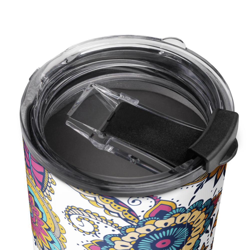 Colorful Coastal Mosaic 20 oz Insulated Stainless Steel Tumbler