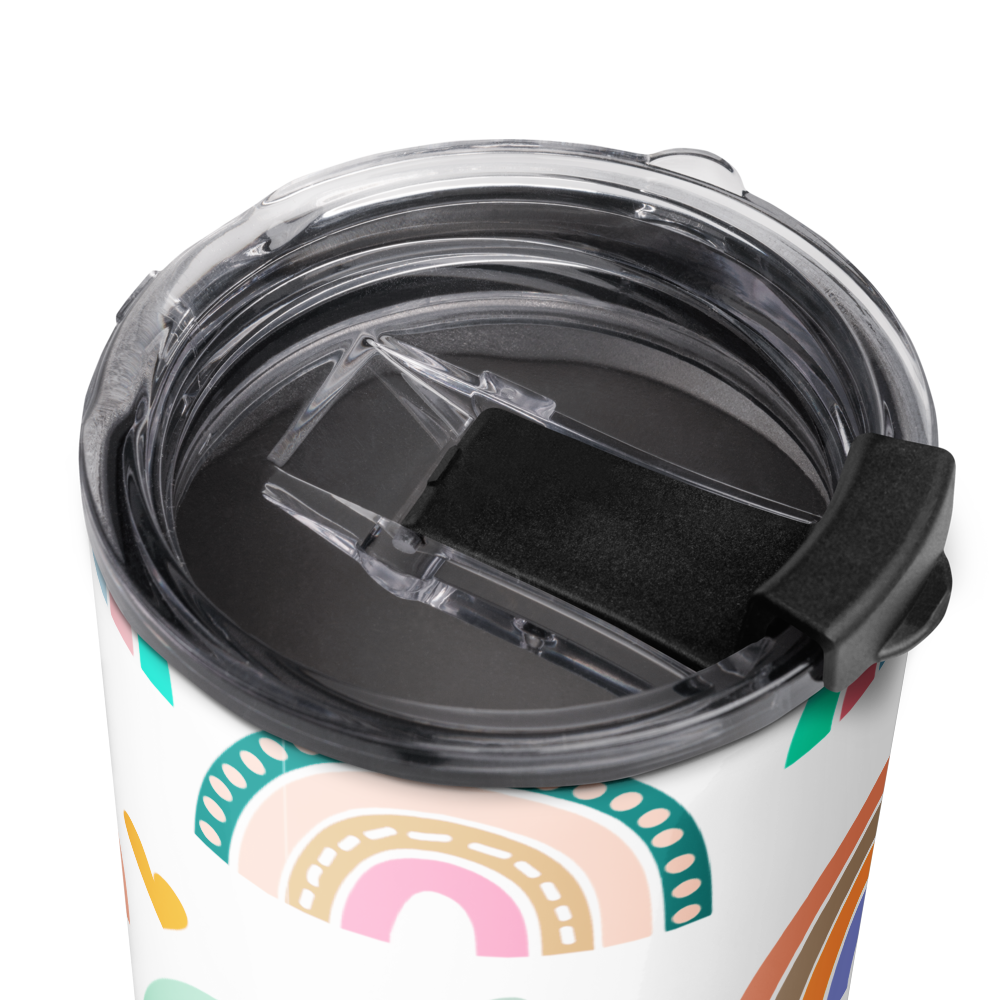 Pastel Rainbow 20 oz Insulated Stainless Steel Tumbler