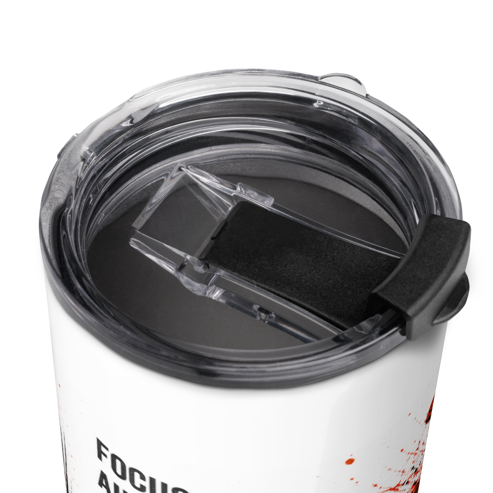 Skeet Skeet – Focus. Aim. Shoot. Repeat. 20 oz Insulated Stainless Steel Tumbler