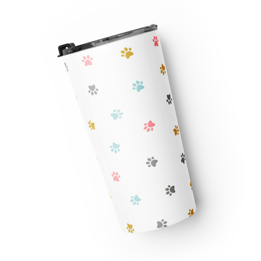 Puppy Paw Prints 20 oz Insulated Stainless Steel Tumbler