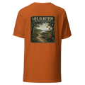 Life is Better On the Clays Course Unisex t-shirt