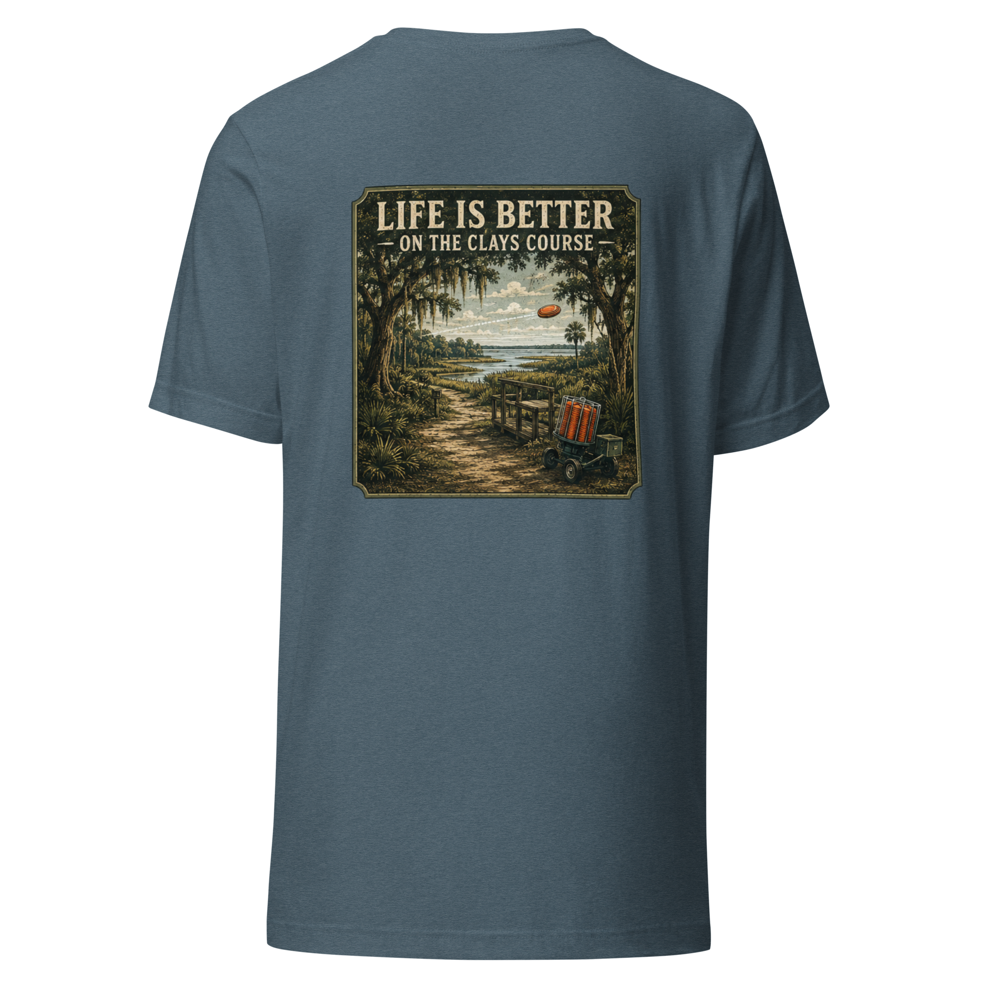 Life is Better On the Clays Course Unisex t-shirt