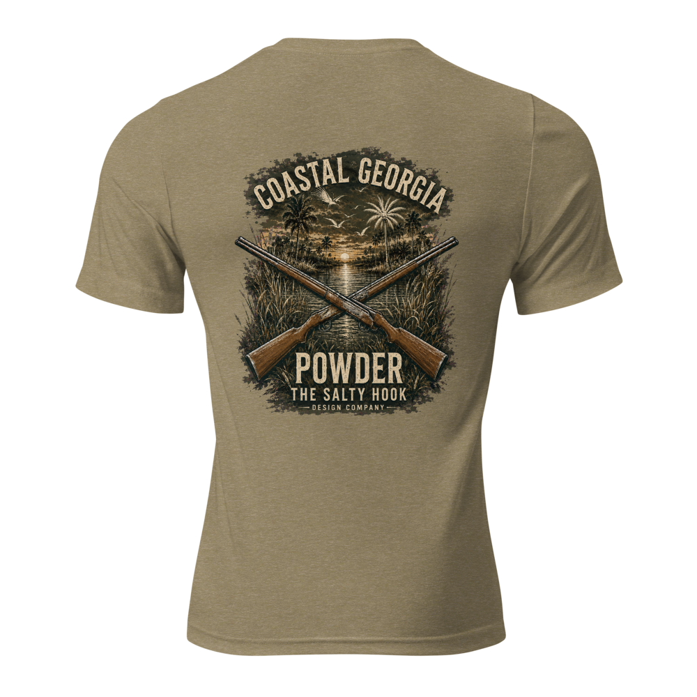 Coastal GA Powder Olive Short sleeve t-shirt